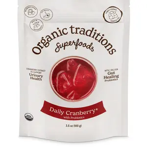 Organic Traditions Daily Cranberry + Cranberry Juice Powder Supplement 3.5oz (100g)