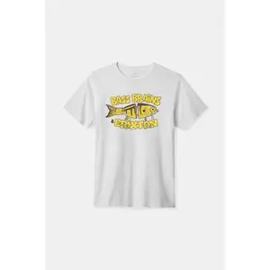 Bass Brains Bait S/S Standard T-Shirt - White