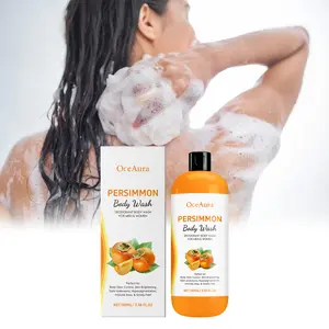 Persimmon Fresh Body Wash - Daily Moisturizing Cleanser for Soft, Hydrated Skin - Refreshing Scent, Gentle Formula