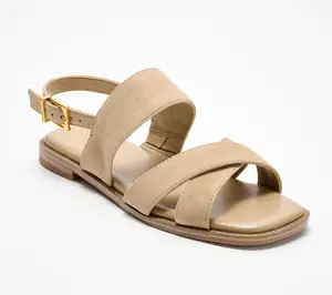 Vince Camuto Leather Backstrap Sandals - Naima