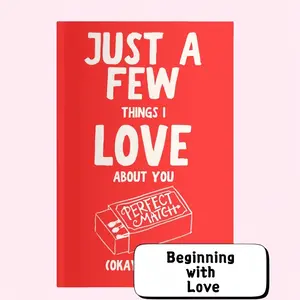 Just A Few Things I Love About You (Okay, A Lot) Romantic Couples Fill-In-The-Blank Gift Book. Love Letter Gift for Valentines Day, Anniversary