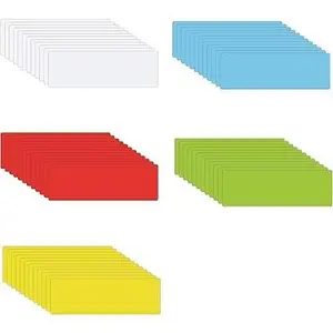 Dry Erase Magnetic Labels (1x3",Pack of 60),Write On Magnets Sticker,Real Waterproof/Reusable fo...