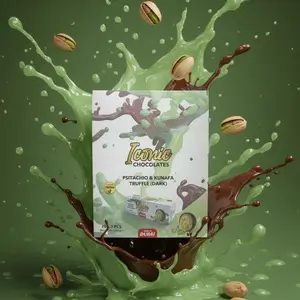 Pistachio & Kunafa truffle dark box