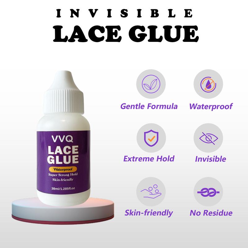 VVQ BEAUTE Wig Lace Glue for Wigs Lace Melting Spray for Wigs Lace Bond Spray Glue Adhesive Wig Install Kit With Glue Remover
