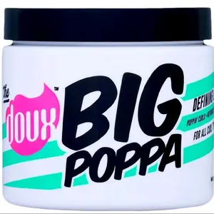 The Doux Big Poppa Defining Gel for All Hair Types - Curling Gel to Fight Frizz and Humidity, Haircare Product