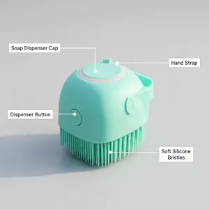 Silicone Dog Bath Brush – Deep Clean & Massage