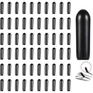 Collar Covers (60 Tips per Pack), Vinyl Comfort Prong Tips for 2.25mm-4.0mm Dog Pinch Collar(3.0mm-3.5mm)