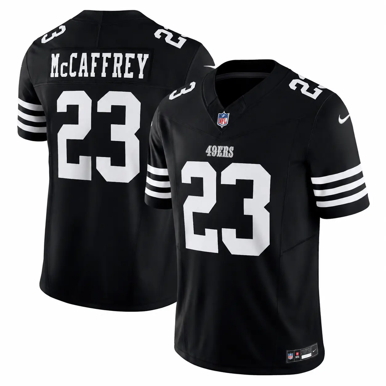 Men’s Football Jersey #23, Red Black White Sports Shirt, Classic V-Neck Short Sleeve Athletic Jersey, Personalized Name Number Top