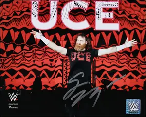 Sami Zayn WWE Autographed 8" x 10" Entrance Arms Out Photograph - Fanatics Authentic Certified
