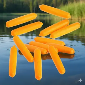 High-Density Foam Fishing Float Bobbers Set, Oval Slip Floats Indicators, 100/200 Pcs Options, Anti-Tangle Design, Lightweight & Sensitive, Freshwater Saltwater Fishing Gear, Multi-Scenario Fish Bite Signal Floats Kit