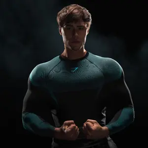 ONYX Seamless Power Activewear – Second Skin Gymwear for Men High-Performance Workout Top Comfortable Breathable Material Premium Nylon Spandex Blend