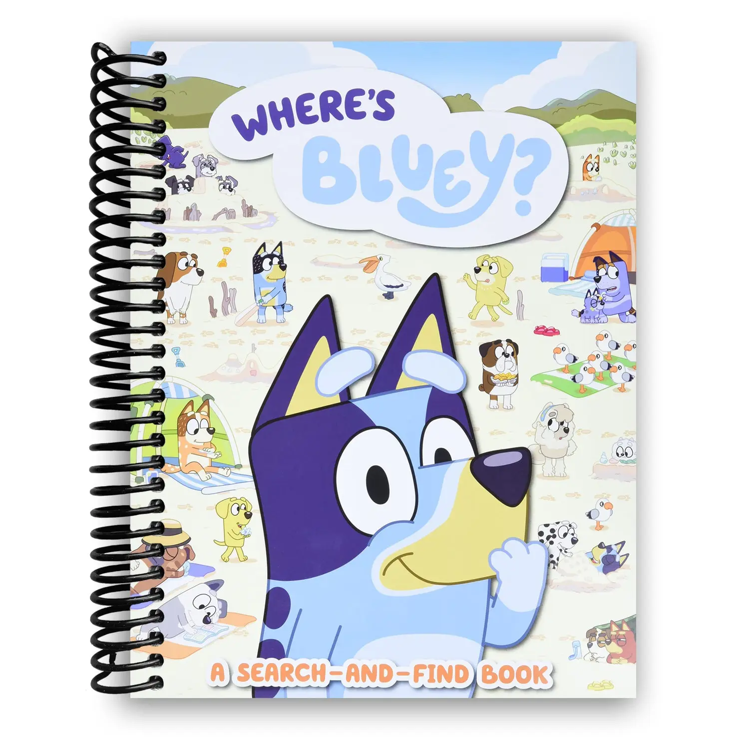Where's Bluey?: A Spiral-Bound Search-and-Find Book for Preschoolers & Toddlers, Screen-Free Children's Literature & Art Toddler Activity Book, Preschool Books