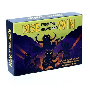 Tombstone Cat Rock Band Board Game, Rise From the Grave and Win, Family Party Casual Card Game, Fun Interactive Entertainment