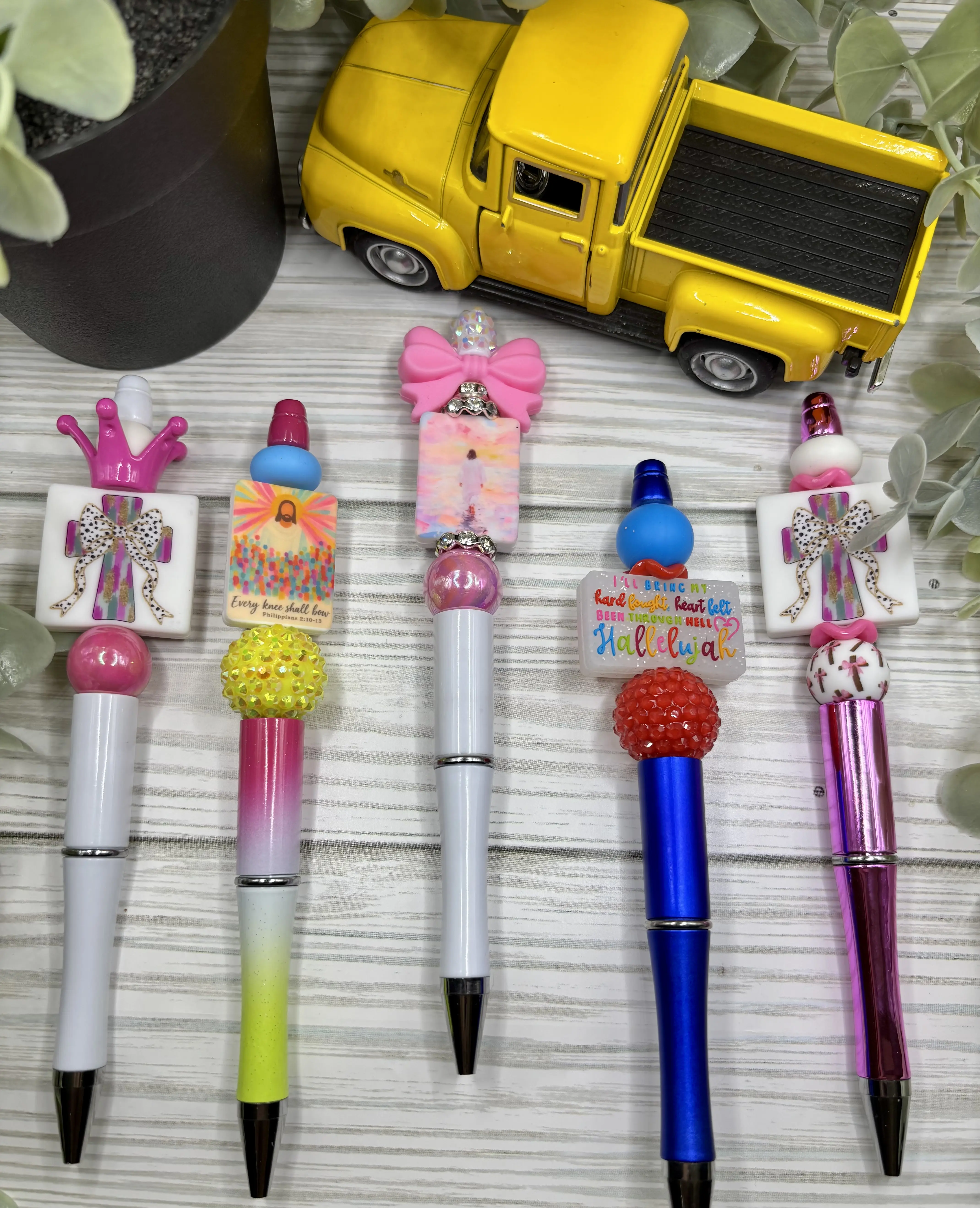 Christian Beaded Focal Pens