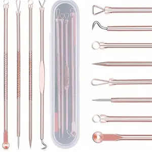 4Pcs Blackhead Remover Tool Set – Professional Acne & Pore Cleaning Kit for Clear Skin Facial Pimple Stainless Steel Skincare