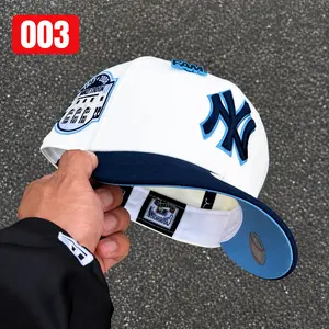 New Era New York Yankees 9FORTY A-Frame Snapback Hat – White Crown Red Brim – Adjustable MLB Baseball Cap – Streetwear Unisex Summer Edition