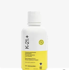 Immunotec K-21+ Nutrients Minerals with Rhodiola Sugar-Free Formula for Focus Stress Relief 473.2 mL/16fL oz