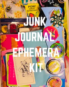 Junk Journal Vintage Ephemera Kit – Standard & Deluxe Options