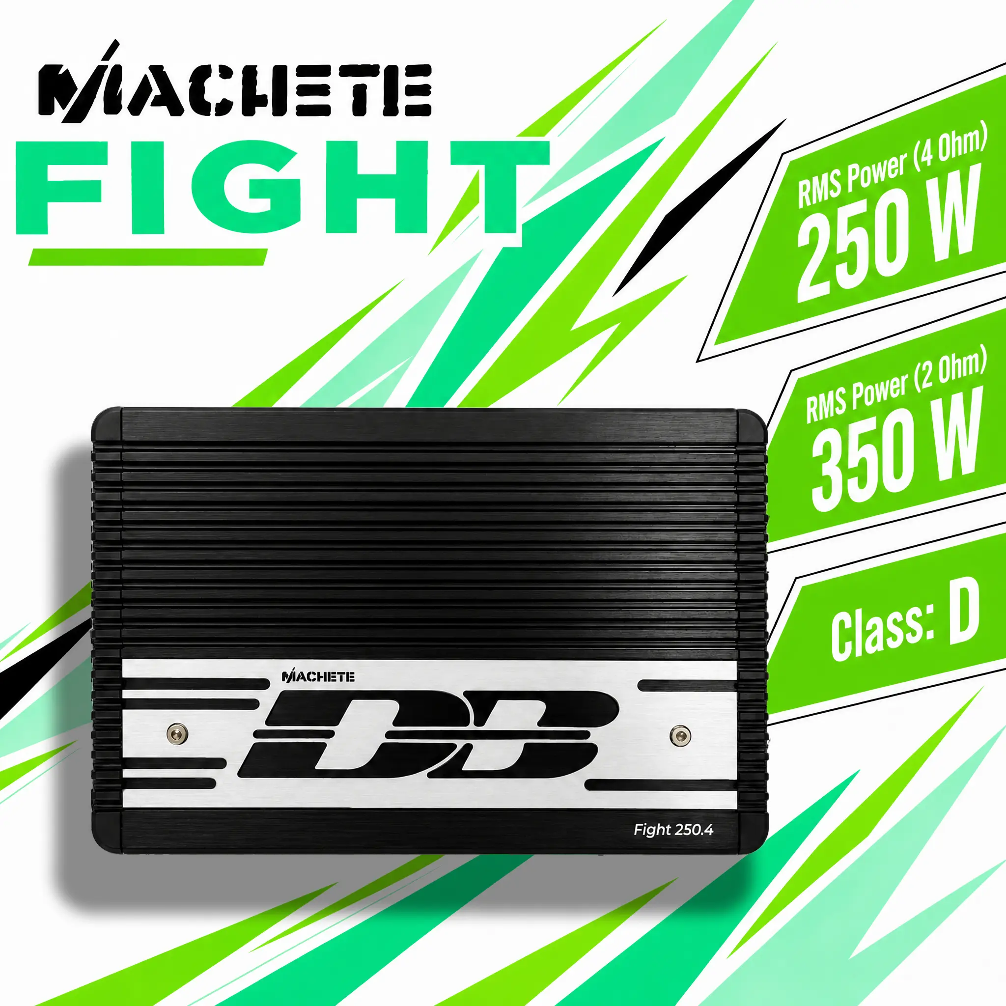 MACHETE FIGHT 250.4 | 250 Watt 4-channel amplifier