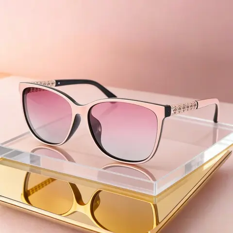 Fashionable Women's Polarized Sunglasses, High Quality Sunglasses, Trendy Casual Sunglasses, Trendy Versatile UV Protection Shades, Ideal for Outdoor Driving Travel Beach, Trendy Beach Eyewear, Sun Protective Sunglasses