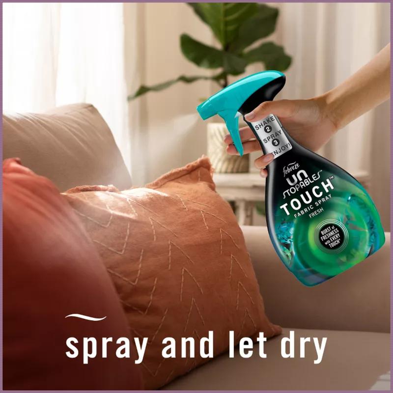 Febreze Unstopables Touch Fabric Spray 27fl oz - Fresh Scent Fabric Spray, 27fl oz, Odor-Fighting, for Clothes Furniture, Long-Lasting