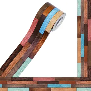 60  Bulletin Board Borders, Wooden Straight Rolled Border Trim Colorful  Board Border Decoration for School, Classroom & Offices