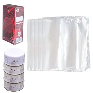 6.3" x 8" Shrink Wrap Bags 300Pcs, POF Heat Shrink Wrap for shampoo, Baskets, DIY Projects