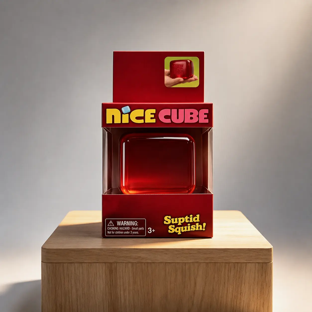 Red Squishy Cube Fun for All Ages!