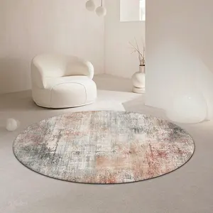 Round Rug, Modern Indoor Rug, Non-slip Soft Floor Mat, Decorative Carpet for Home Living Room Bedroom, Home Decor