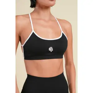 Wolf "Layla" Soft Seamless Bra in Black/White