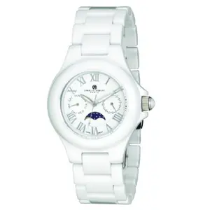 Charles-Hubert- Paris  Ceramic Case and Band Quartz Watch