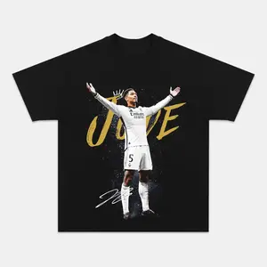 JUDE BELLINGHAM T-Shirt, JUDE BELLINGHAM Vintage Graphic Tees, Unisex Soccer Shirt, Sport Merch, Gift For Fan, Cotton Comfort Menswear Womenswear Streetwear