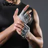 Anti-Slip Fitness Gloves 1pair Unisex Half-Finger Fitness Gloves |   Anti-Slip Breathable Quick-Dry Moisture-Wicking Fabric, Ergonomic Finger Support & Lightweight for Yoga, Pilates, Gym Workouts - Light Gray/Pink/Black, Gym Accessories