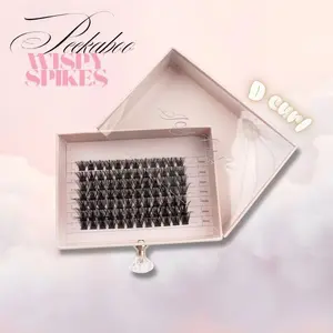 Peekaboo DIY Lashes, Wispy Lash Clusters, Spiky DIY lash extensions, Natural DIY lash clusters, At-home Lash Extensions, Individual Lash Clusters