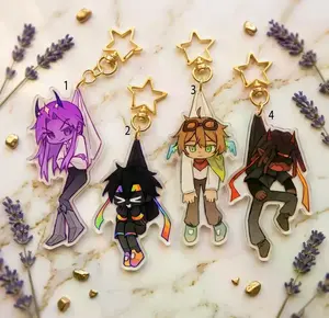 Unstable Four Universes Minecraft Keychain Acrylic Charm for Gamers & Collectors, Cute, Durable, And Perfect For Bags, Keys, Or Gifts. Great For Daily Use Or As Thoughtful Little Gifts For Your Friends And Yourself.