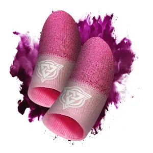 BlueWow SilverFiber Mobile Gaming Finger Sleeves 12 Count Ultra-Soft High Sensitivity Sweat-Proof for Gamers Hygienic Individual Packing Compact Portable Console Grip