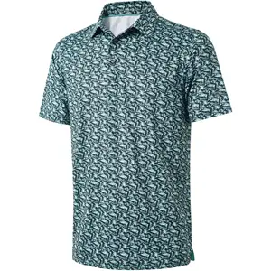 Men'S Golf Polo Shirts Short Sleeve Striped Performance Moisture Wicking Dry Fit Golf Shirts for Men