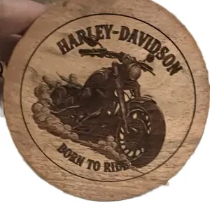 Harley-Davidson Coaster - Born to Ride - Motorcycle Design - Durable Material