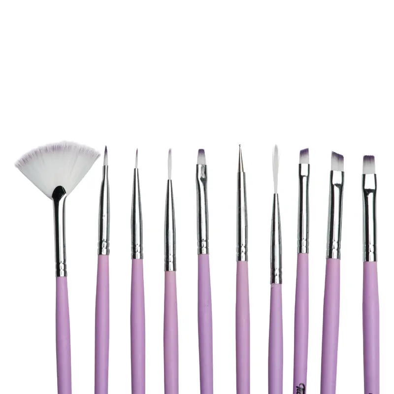 Twinkled T French Nail Art Brushes, Brush-On Manicure Tools for Nail Care (Beauty & Personal Care), Brush-On Nail Tools