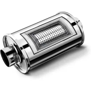 2.5'' Inlet & Outlet Ultra Quiet 304 Stainless Steel Performance Exhaust Muffler