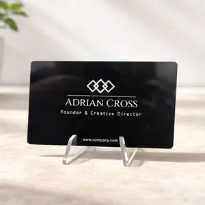 Premium Laser Engraved Metal Business Cards - Custom Luxury Engraved Cards for Entrepreneurs & Business Owners - Multiple Color Options - Single or Double-Sided