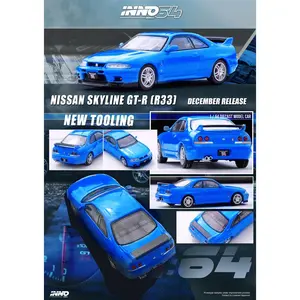 Inno64 1:64 Nissan Skyline GT-R R33 Blue