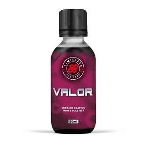 Valor Trim & Plastic Ceramic Coating 50ml + Applicator Block w/ Terry Cloth