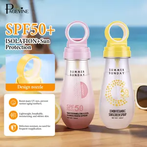 Summer SPF50+ Sunscreen Spray, Refreshing UV Protection Mist, Quick-Dry Sunblock for All Skin Types