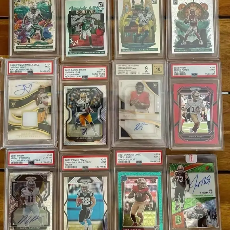 how to get nfl cards graded Amazon.com: PSA Football Graded Card Mystery Pack | PSA Graded Football Card  + 1 Sealed Pack of Cards | Grade 8+ Guaranteed main image 1