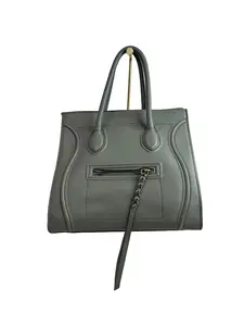 Pre-owned Pre-Owned Celine LEATHER Tote Bags Celine Celine Celine Celine Celine Celine Celine Celine Celine Celine Celine Celine Celine CELINE PHANTOM LUGGAGE DARK GRAY VERY GOOD CONDITION