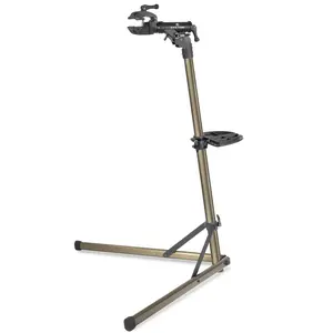BikeHand Bike Repair Stand - Home Portable Bicycle Mechanics Workstand - for Mountain MTB Road Bikes Maintenance - Max. 55 lbs
