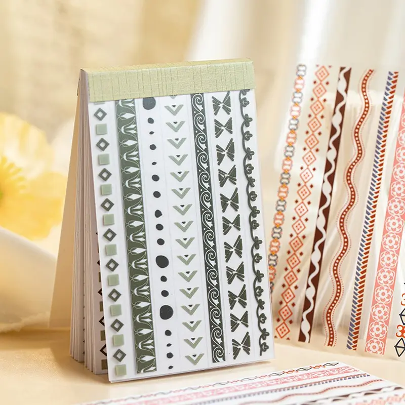 32 Sheets Per Pack Gap Series Decorative Dual Material Stickers for DIY Scrapbook Photo Frames Diary, Handmade Craft Supplies, Sticker Packs, Diy Art Stickers