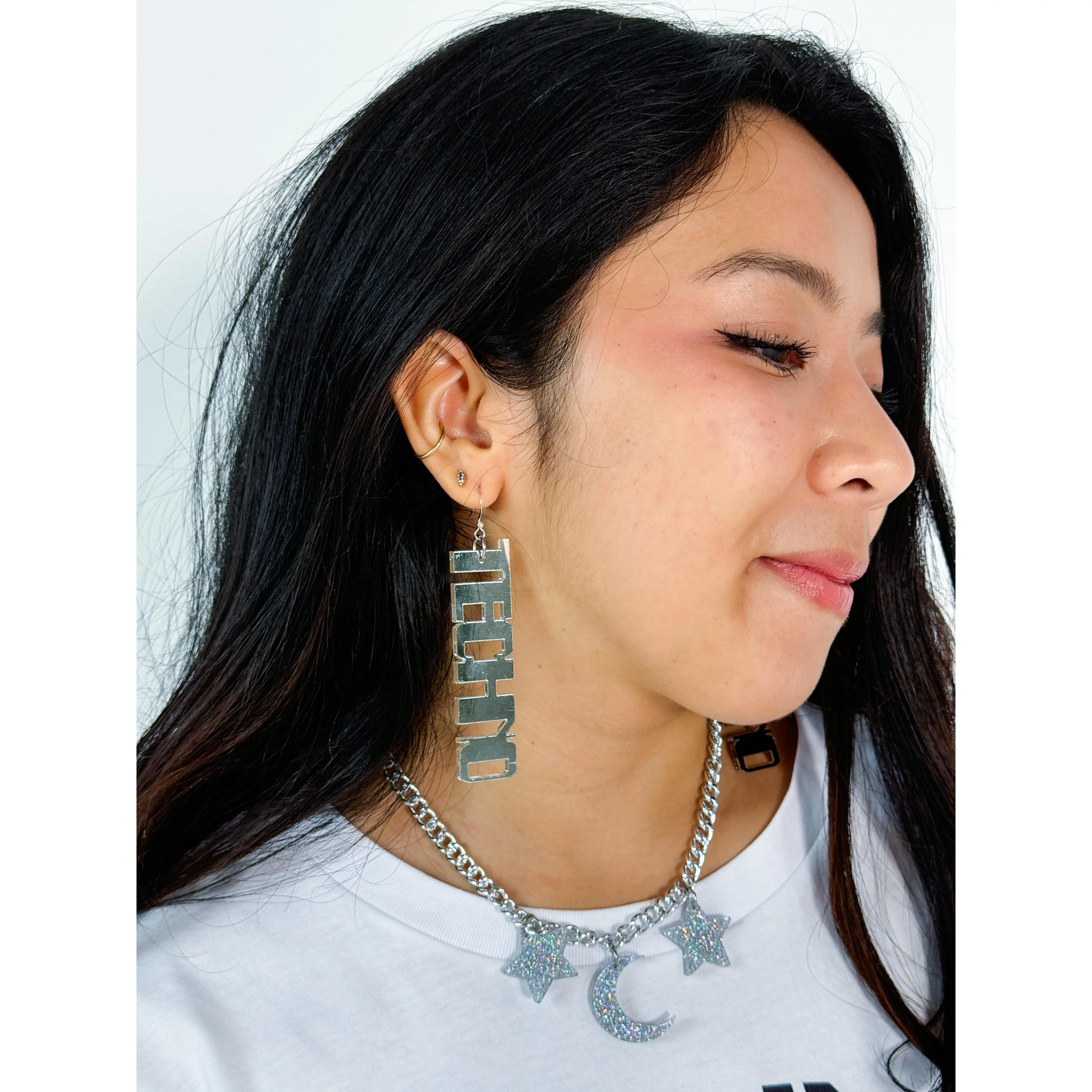 Techno Earrings