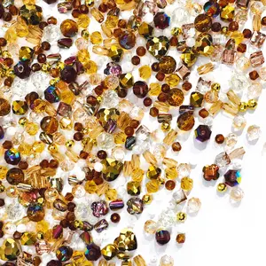 L1165]Tiny Gilded Glow DIY Beads DIY Charms Set LL
